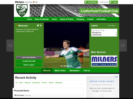 leatherhead football web pages