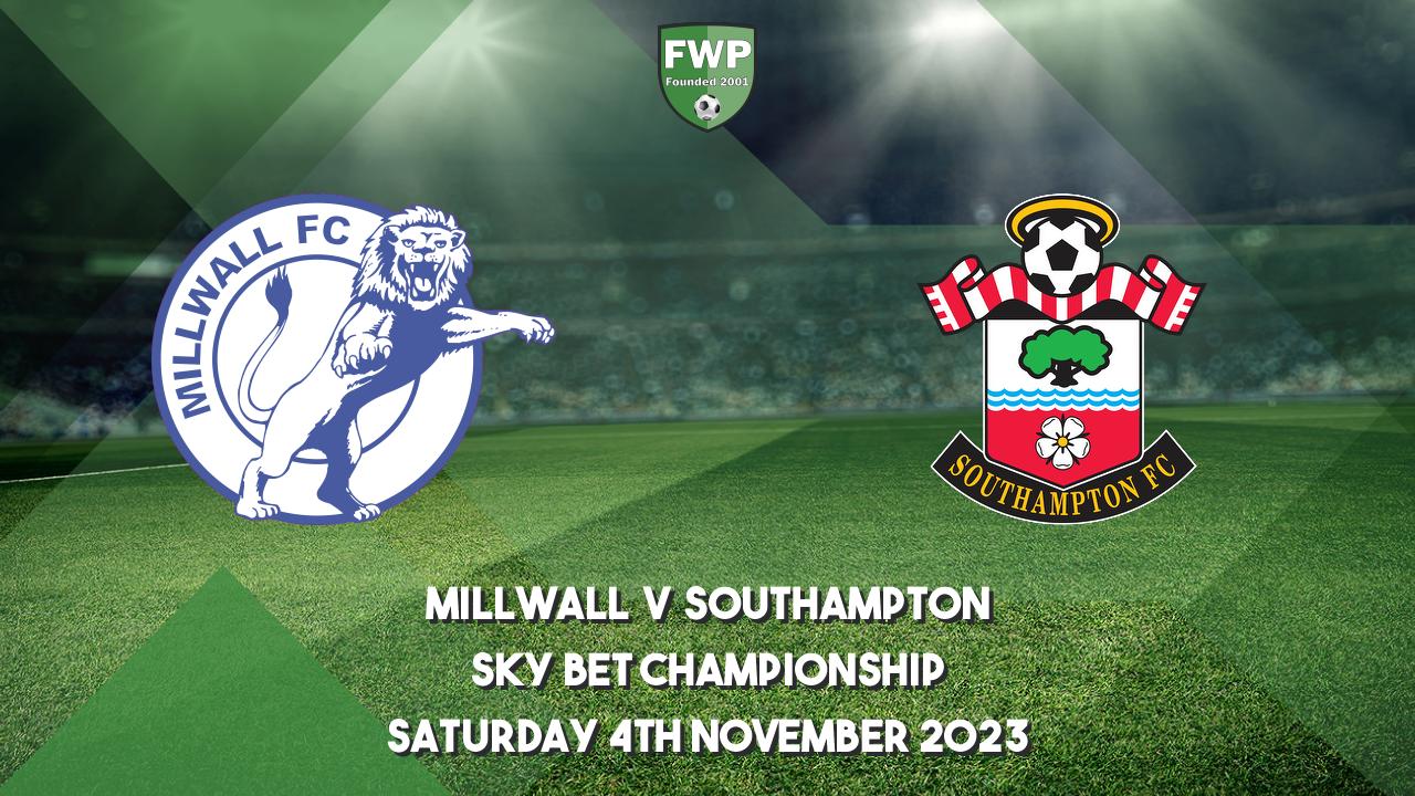 Millwall vs Southampton 04.11.2023 at Championship 2023/24, Football