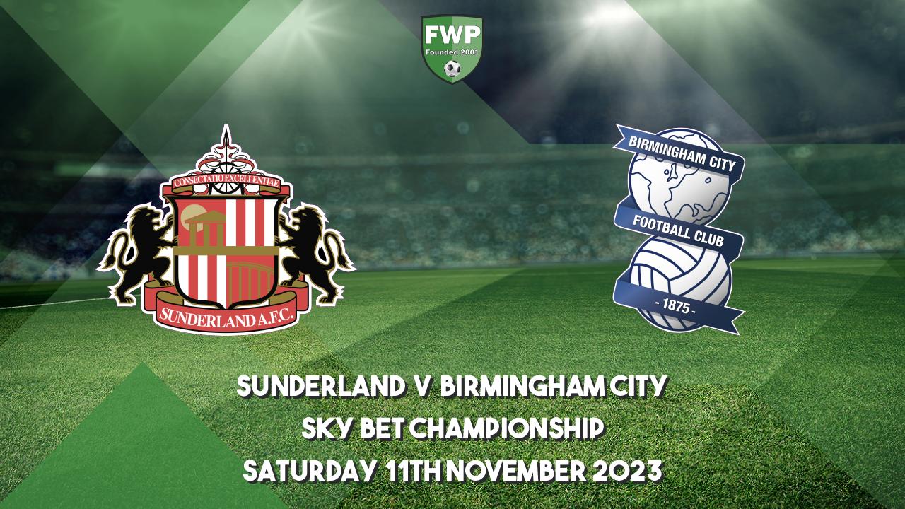 Sky Bet Championship | Sunderland 3 - 1 Birmingham City | Football Web ...