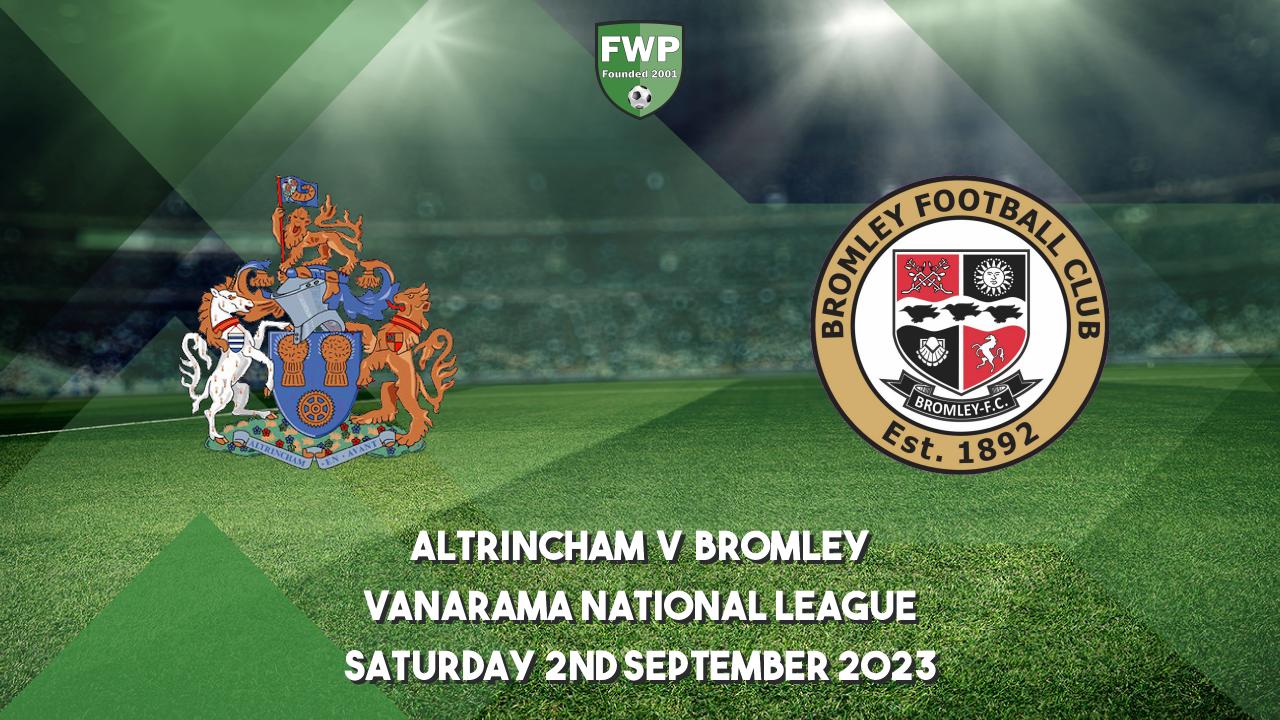 Ticket information: Altrincham vs Bromley