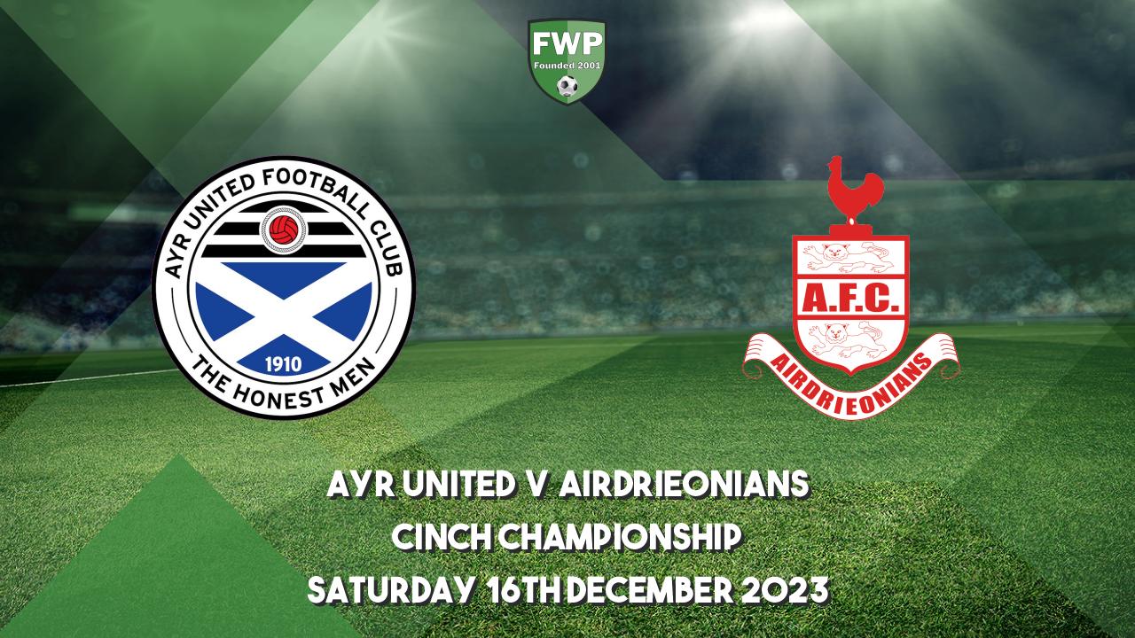 Cinch Championship Ayr United 1 0 Airdrieonians Football Web Pages
