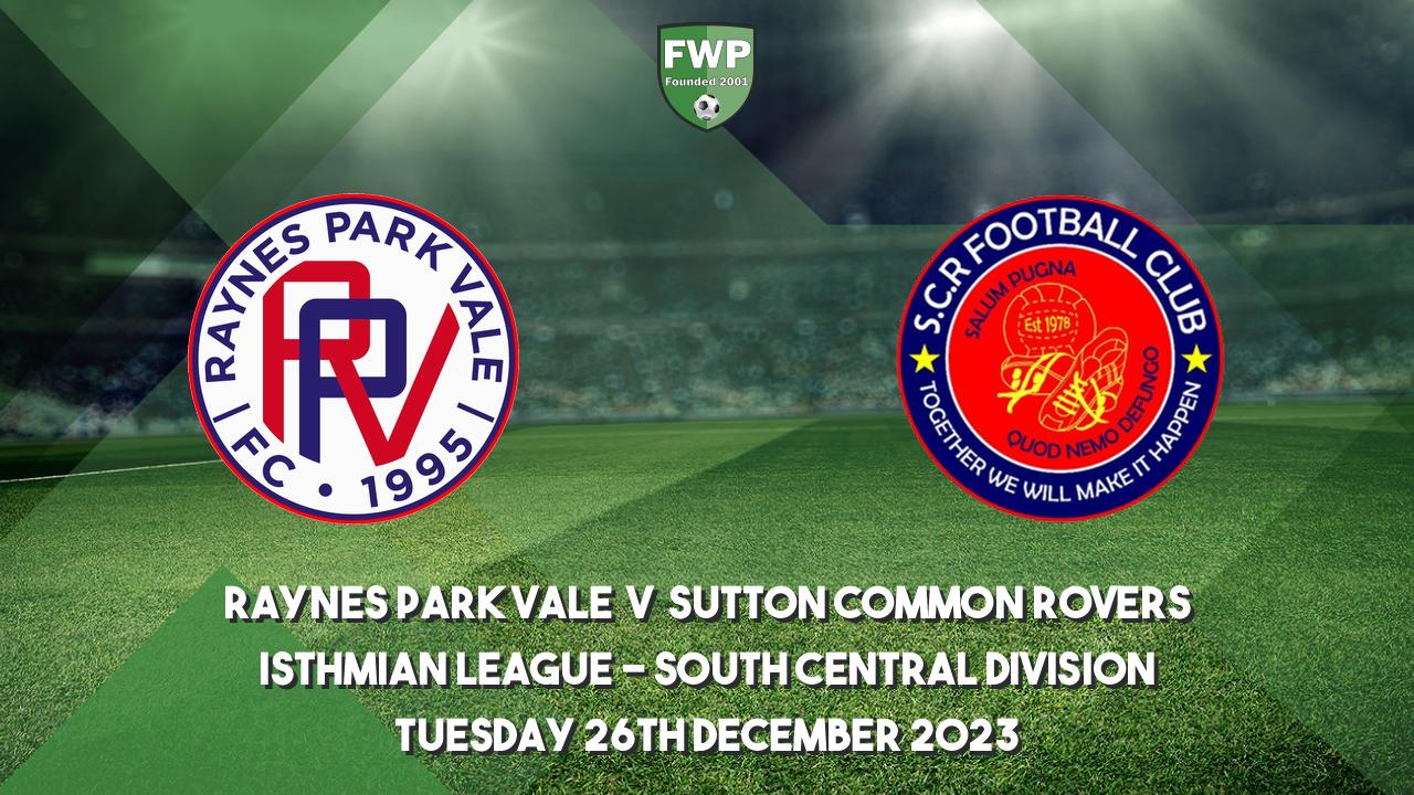 Isthmian League South Central Division Raynes Park Vale 0 0