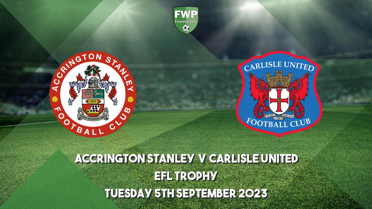 EFL Trophy Accrington Stanley 1 0 Carlisle United 20232024
