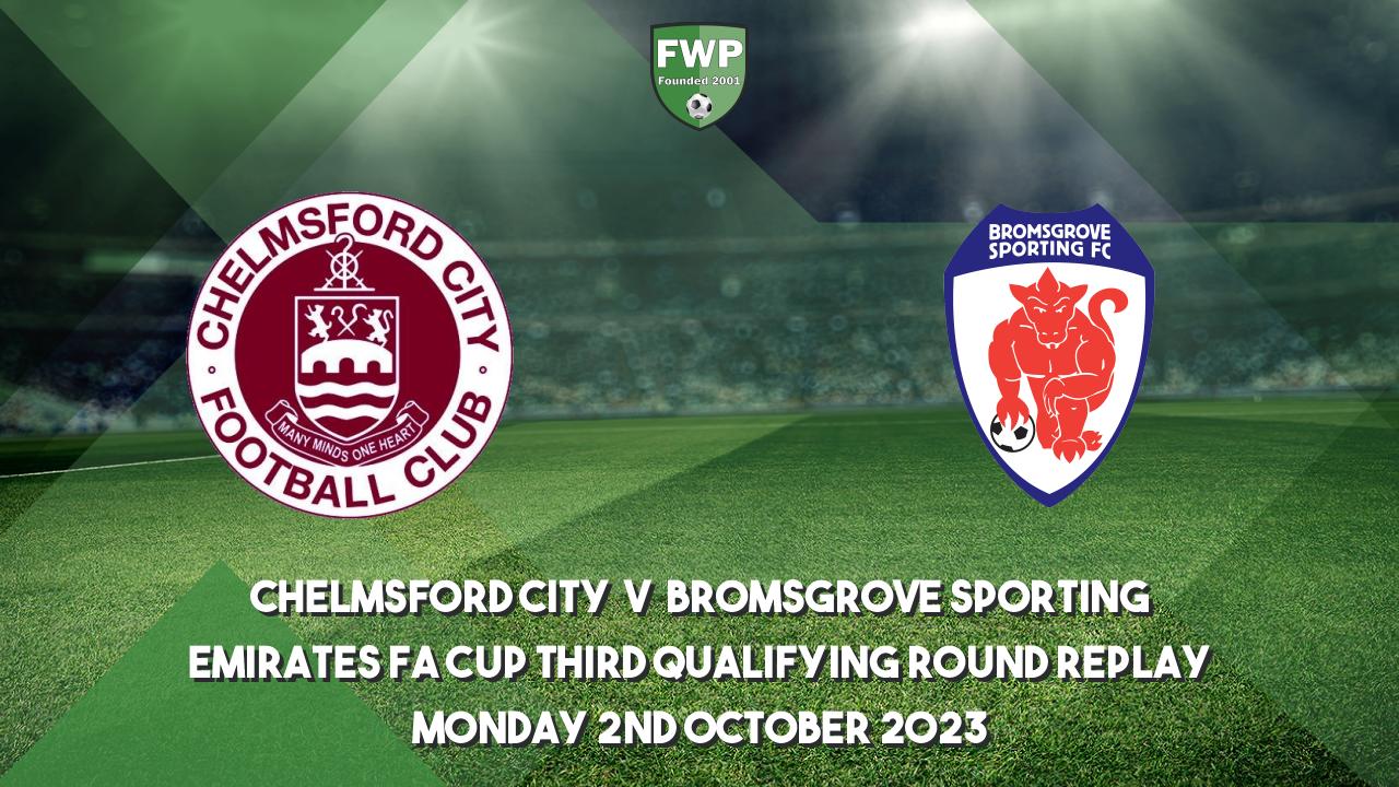 Emirates FA Cup Third Qualifying Round Replay Chelmsford City 3 0