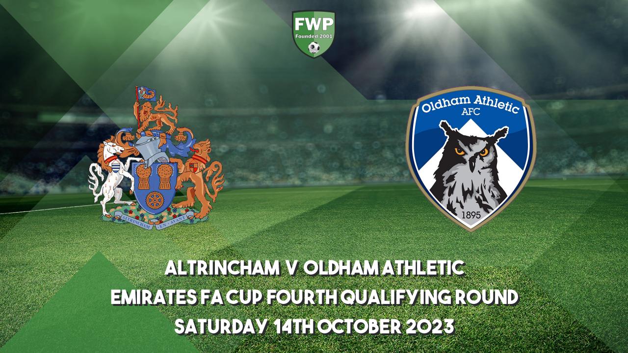 Altrincham (A) Tickets & Travel - News - Oldham Athletic