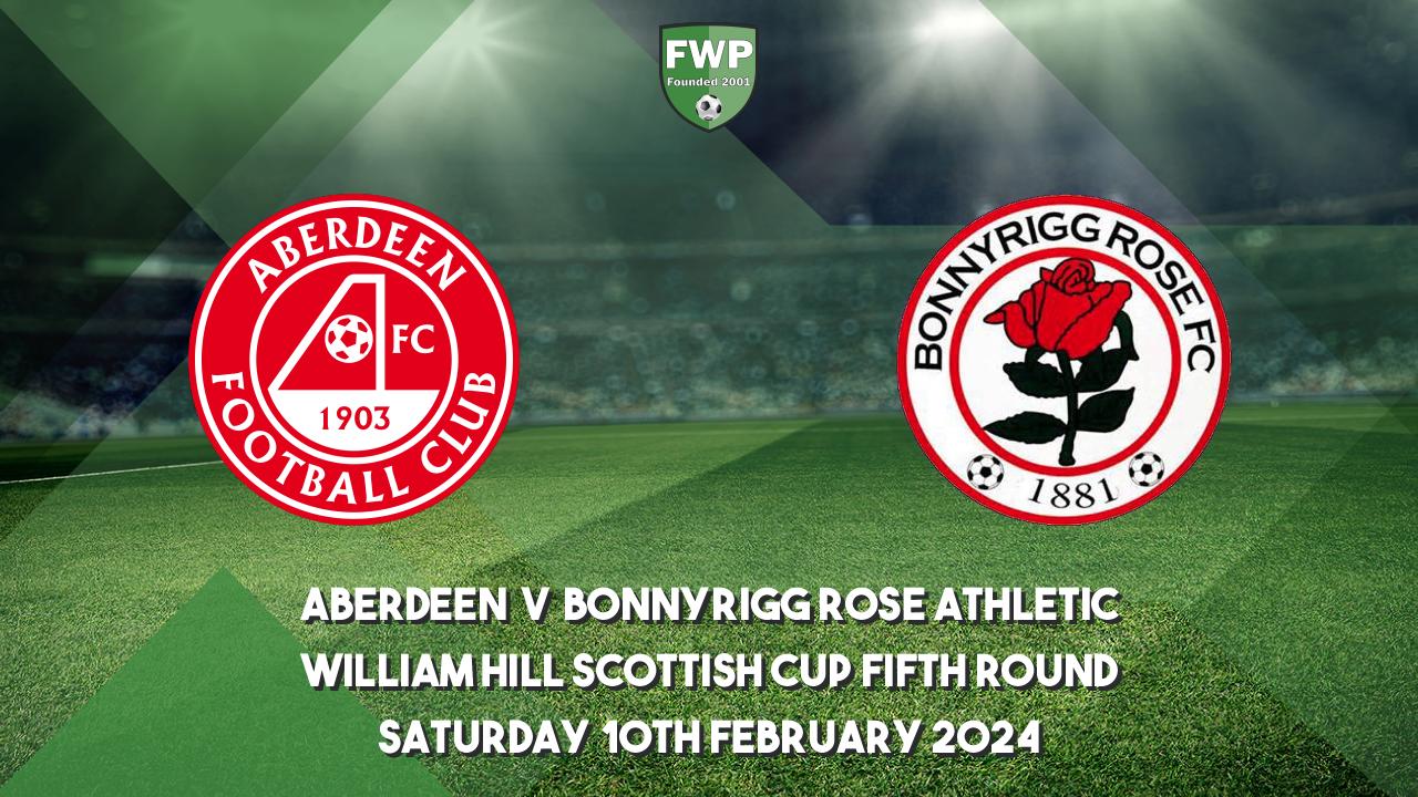 William Hill Scottish Cup Fifth Round Aberdeen 2 0 Bonnyrigg Rose