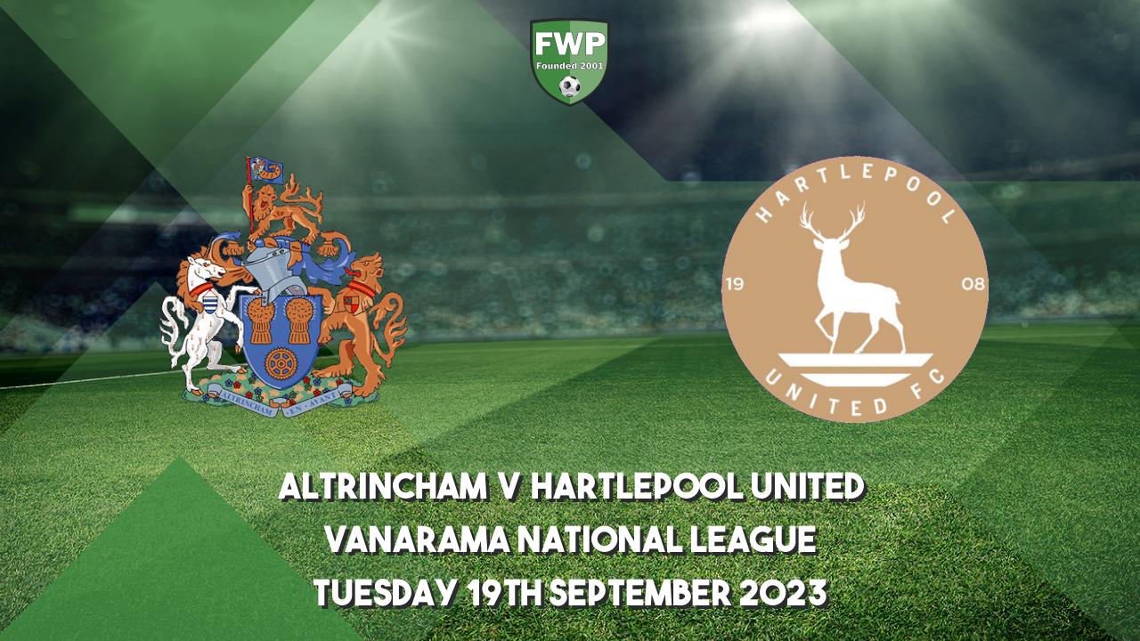 Vanarama National League  Altrincham 2 - 2 Hartlepool United