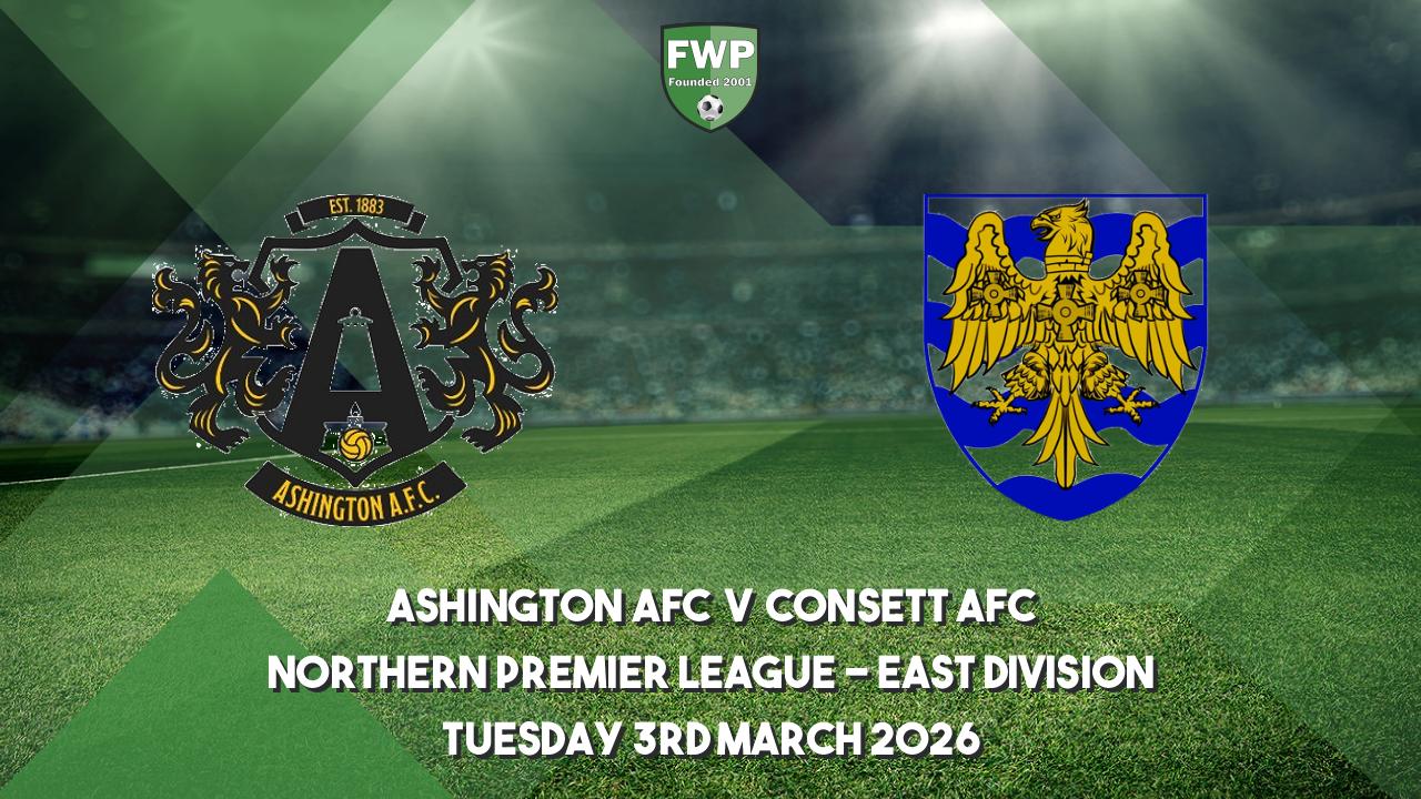 Afc Unity Northern Premier League - East Division | Ashington AFC 1 - 0 Consett ...